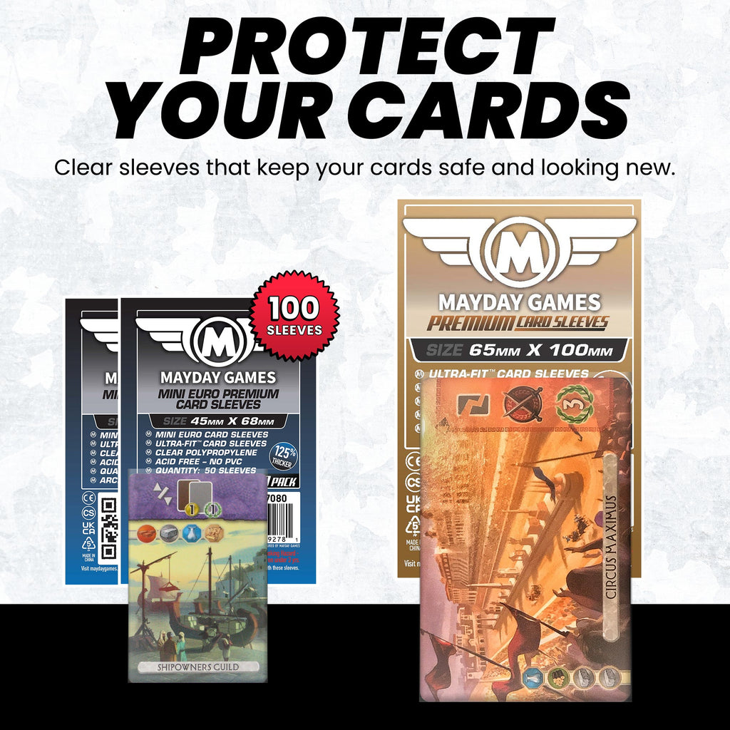 "7 Wonders: Duel" Compatible Card Sleeve Bundle