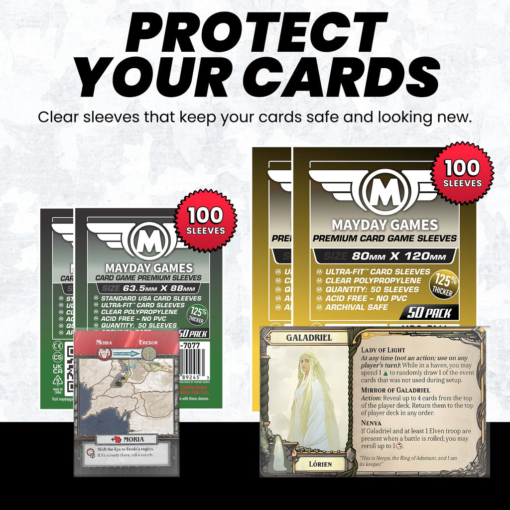 "The Lord of the Rings: Fate of the Fellowship" Compatible Card Sleeve Bundle