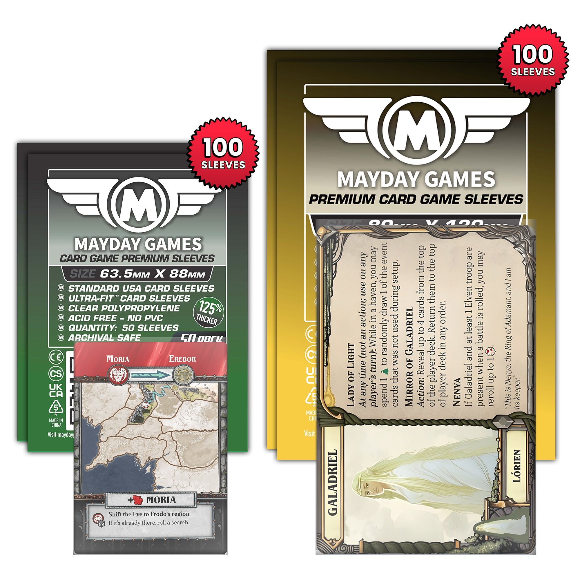 "The Lord of the Rings: Fate of the Fellowship" Compatible Card Sleeve Bundle