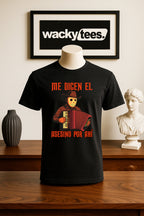 Me Dicen El Asesino Por Ahi Halloween Corrido Jason Voorhees Friday the 13th Graphic Tee Shirt