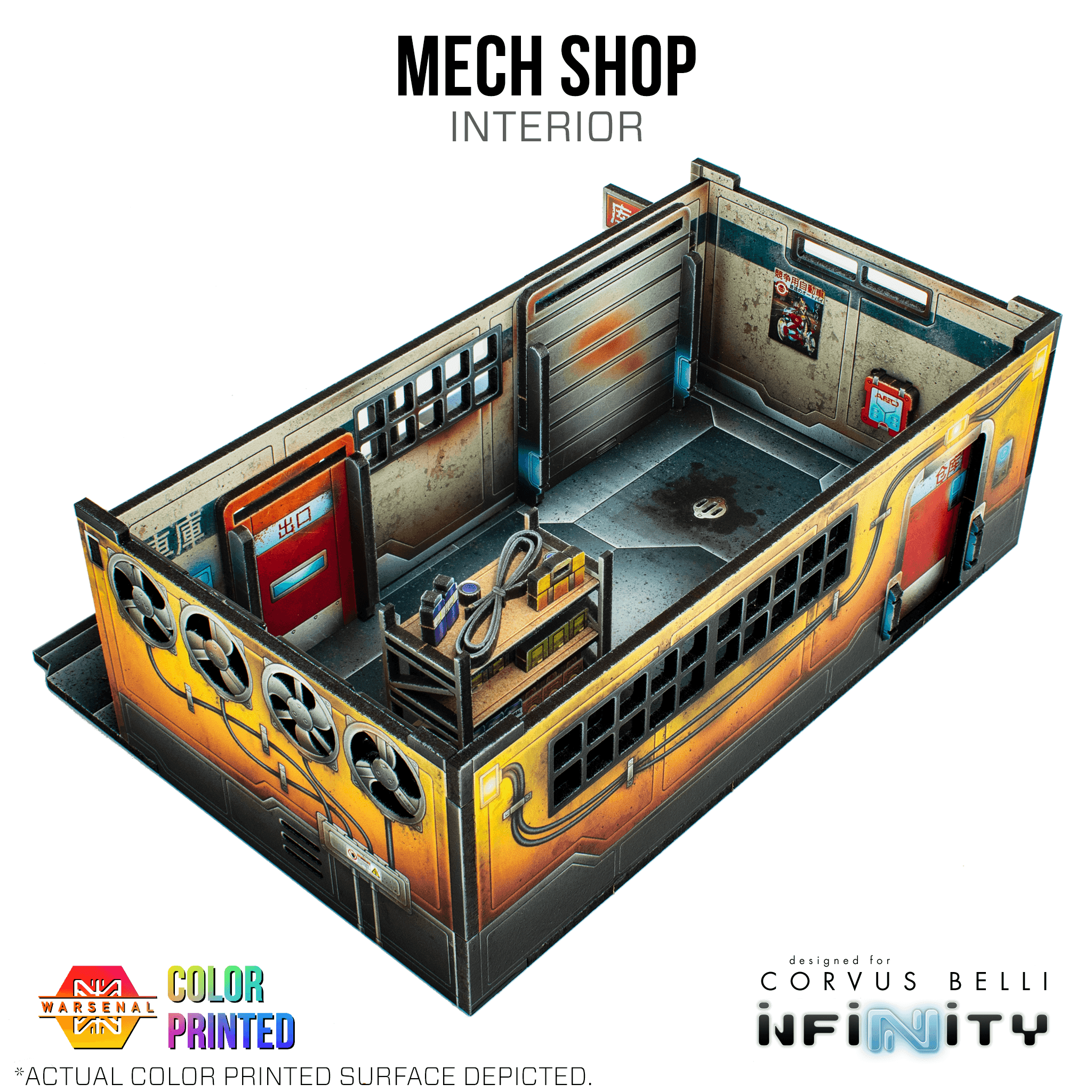 Xiguan Components - Ground Floors - Mech Shop / Color Printed