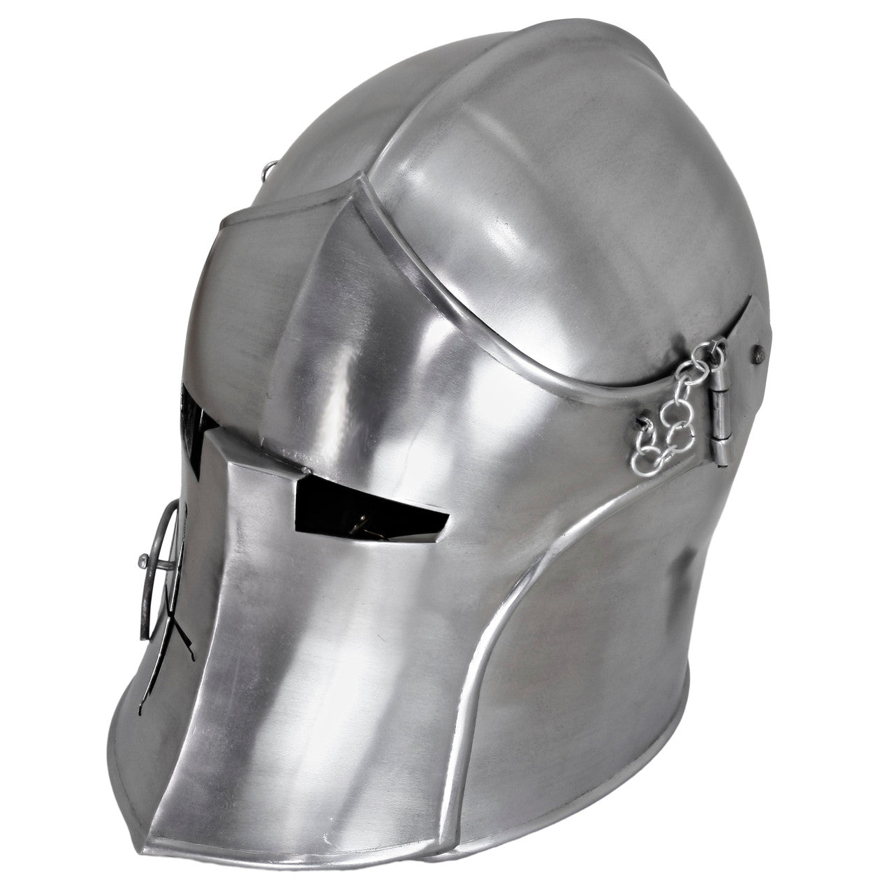 Medieval Marvel Italian Inspired Visored Barbuta Helmet-2