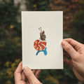 Snail Cat Medieval Fine Art Print, Gift for Cat Lovers