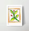 Medieval Stained Glass Flower Art | Prints - 4x6