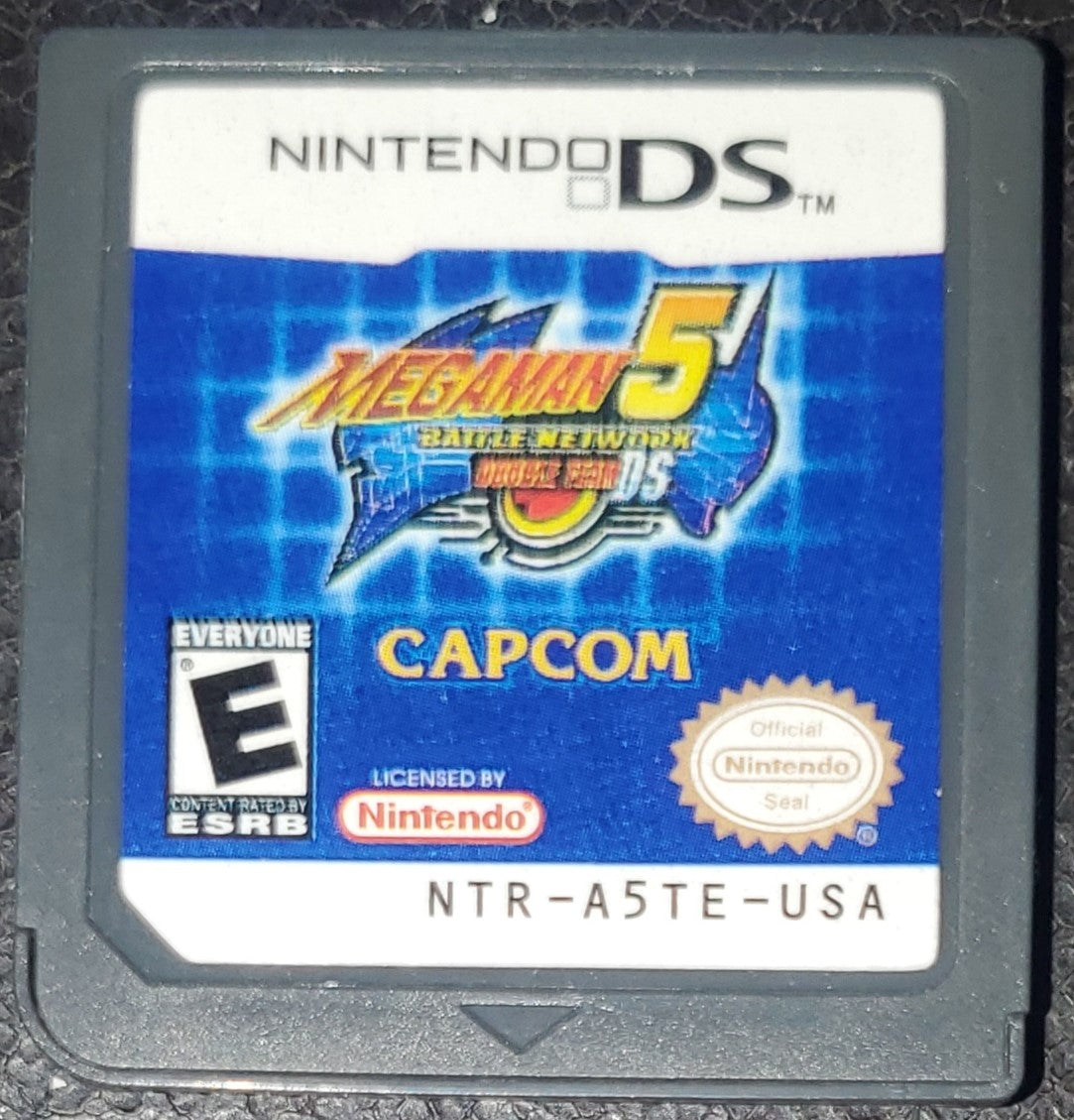 Mega Man 5 Battle Network Double Team Video Game Nintendo DS