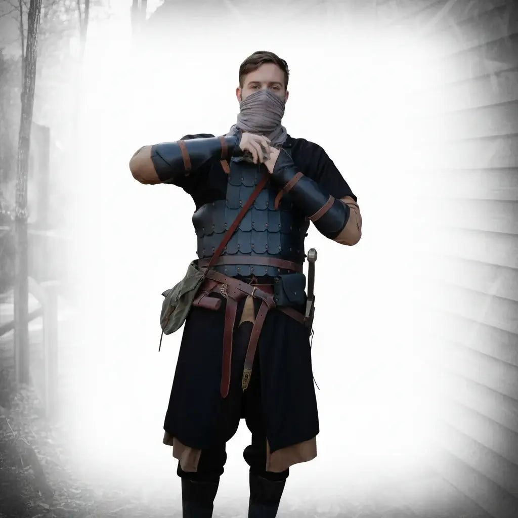 Men Medieval Knight Warrior Costume Tunic Clothing Norman Chevalier Braid Viking Pirate Saxon Top Shirt