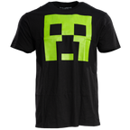 Men's Minecraft Fear the Creeper Glow in Dark 2 Piece Set T-shirt