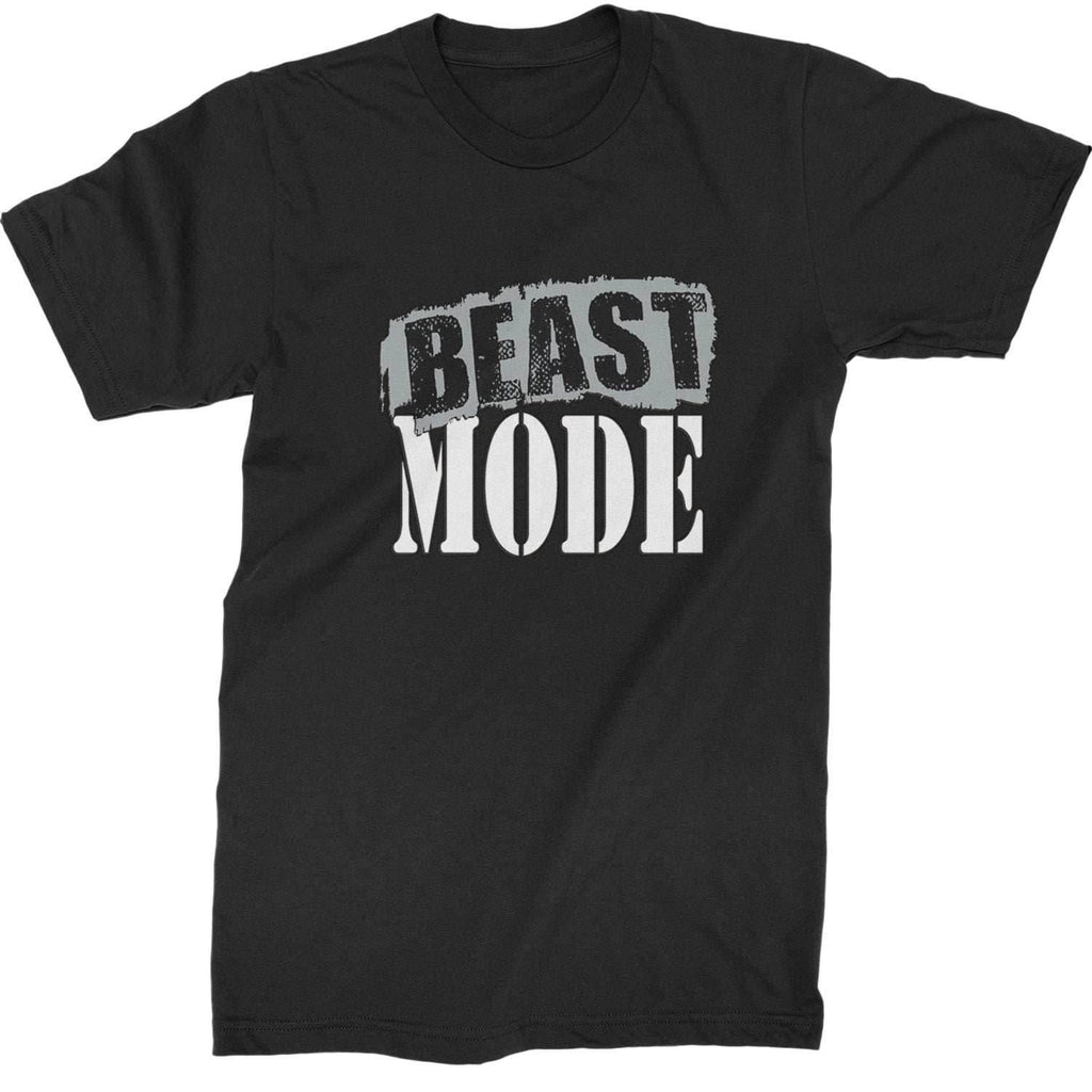 Beast Mode Training Gym Workout Mens T-shirt - Black / Mens Small