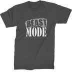 Beast Mode Training Gym Workout Mens T-shirt - Charcoal Grey / Mens Small