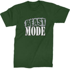 Beast Mode Training Gym Workout Mens T-shirt - Forest Green / Mens Small
