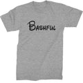 Bashful - 7 Dwarfs Costume Mens T-shirt - Heather Grey / Mens Small