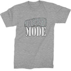 Beast Mode Training Gym Workout Mens T-shirt - Heather Grey / Mens Small