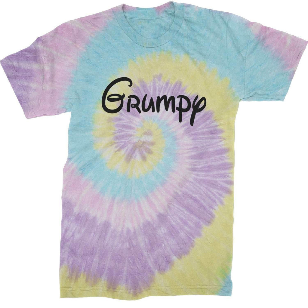 Grumpy - 7 Dwarfs Costume Mens T-shirt - Tie-Dye Jellybean / Mens Small