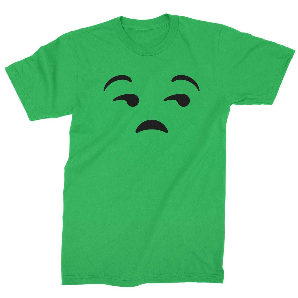 Emoticon Whatever Smile Face Mens T-shirt - Kelly Green / Mens Small