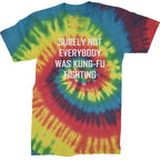 Surely Not Everybody Was Kung-Fu Fighting Mens T-shirt - Black / Mens Small