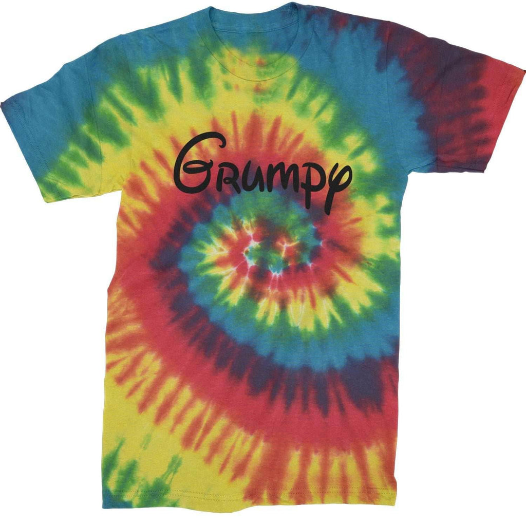 Grumpy - 7 Dwarfs Costume Mens T-shirt - Heather Grey / Mens Small