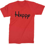 Happy - 7 Dwarfs Costume Mens T-shirt - Red / Mens Small