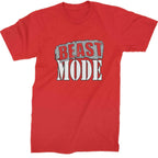Beast Mode Training Gym Workout Mens T-shirt - Red / Mens Small