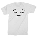 Emoticon Whatever Smile Face Mens T-shirt - White / Mens Small