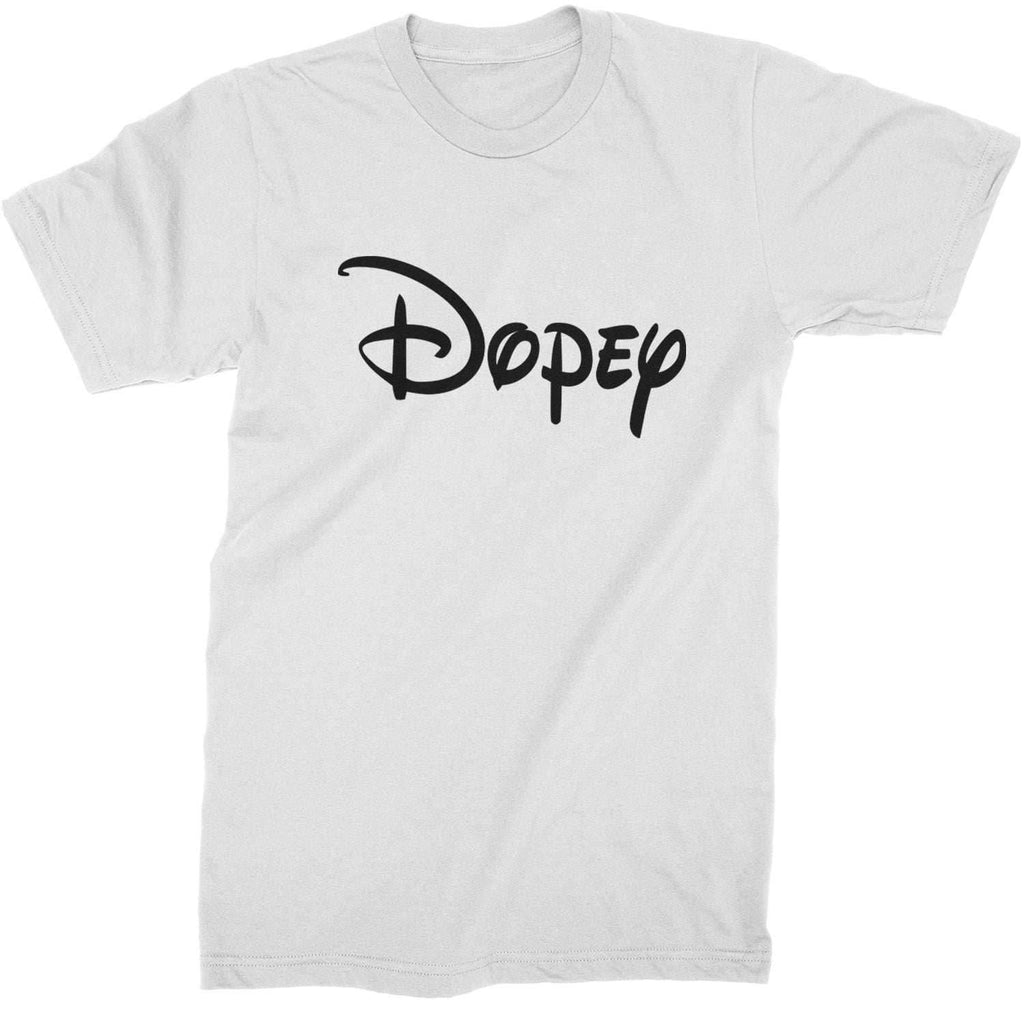 Dopey - 7 Dwarfs Costume Mens T-shirt - White / Mens Small