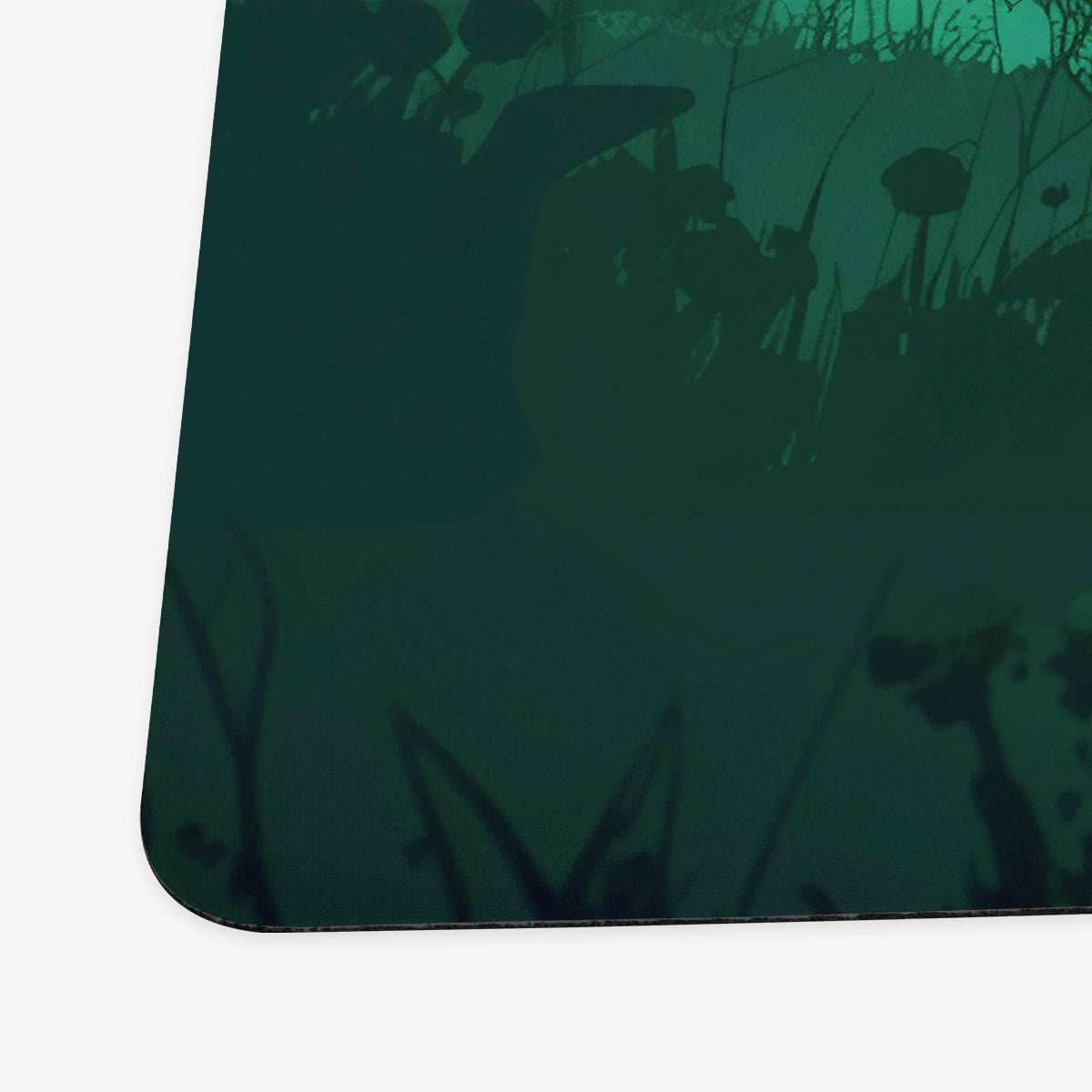 Midnight Green Dragon Playmat - Standard Playmat / Plain