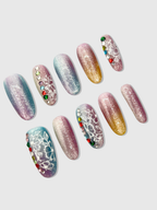 Mermaid Tail press on nails