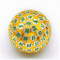 45mm Metal D100 - Gold & Silver with Green - 