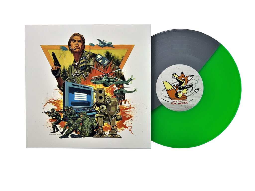 Metal Gear - Original Nes Video Game Soundtrack (Limited Edition Green/Grey Split Color 10" Vinyl)