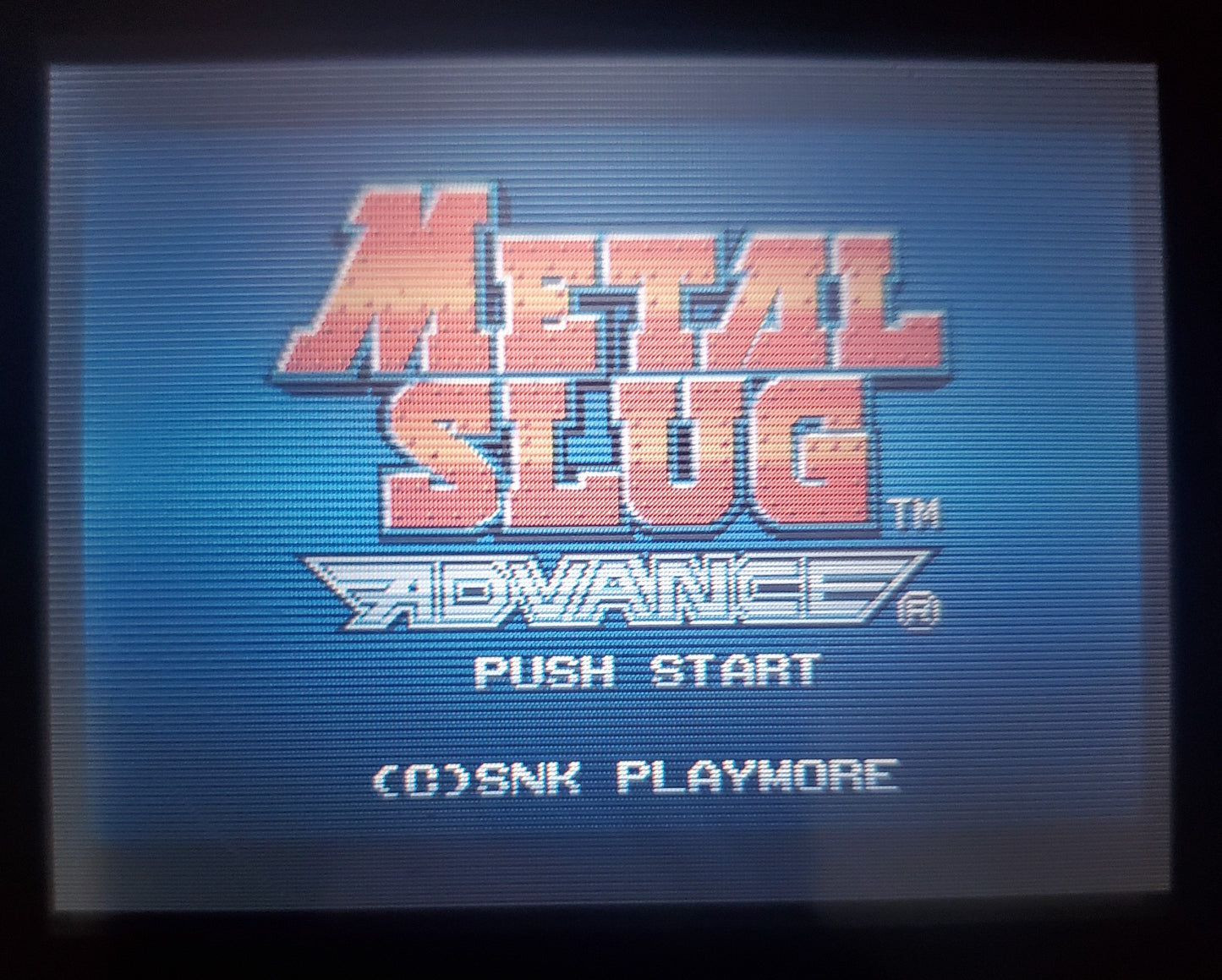 Metal Slug Advance GBA Video Game Boy Advance
