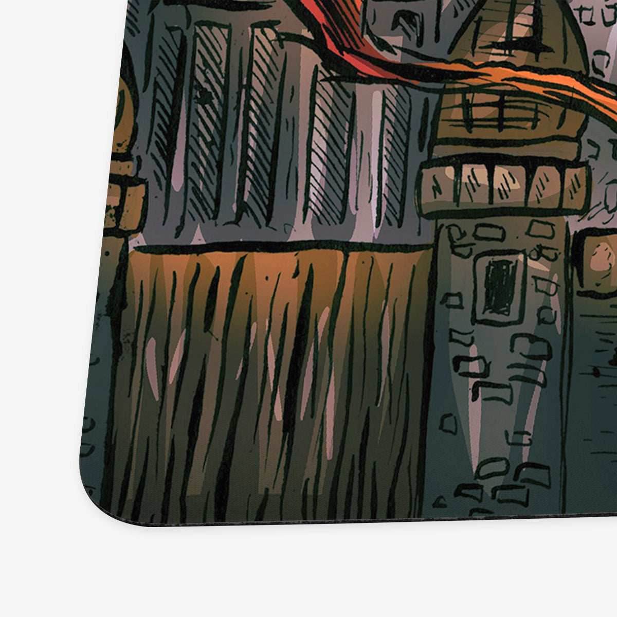 Crimson Dragon Overlord Playmat - Plain