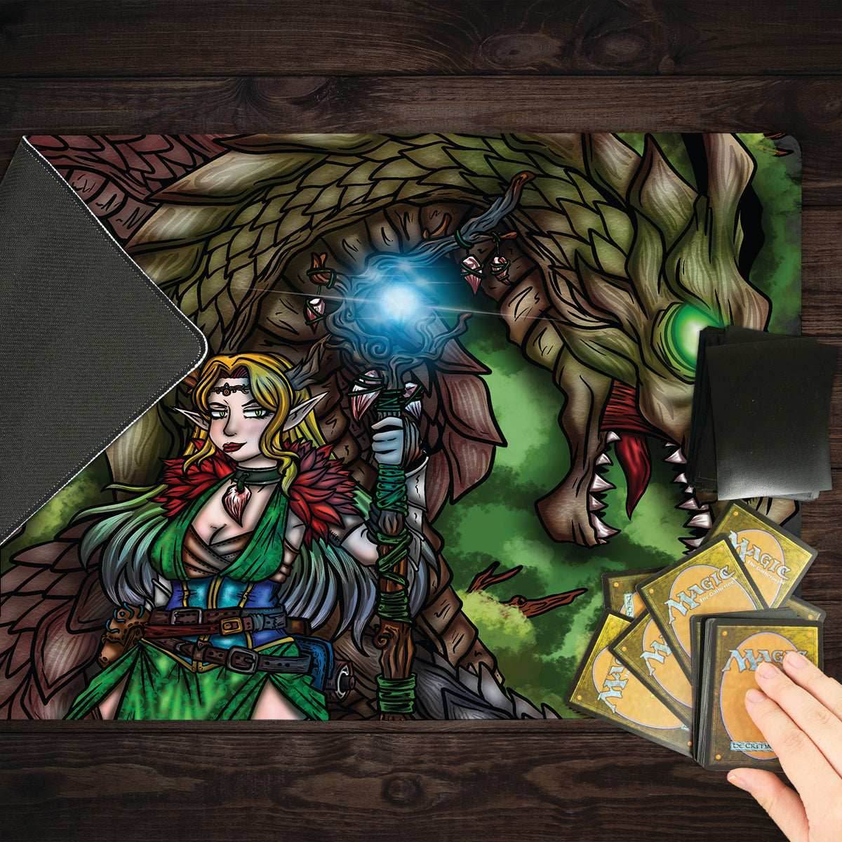 Dragon Druid Playmat - Plain