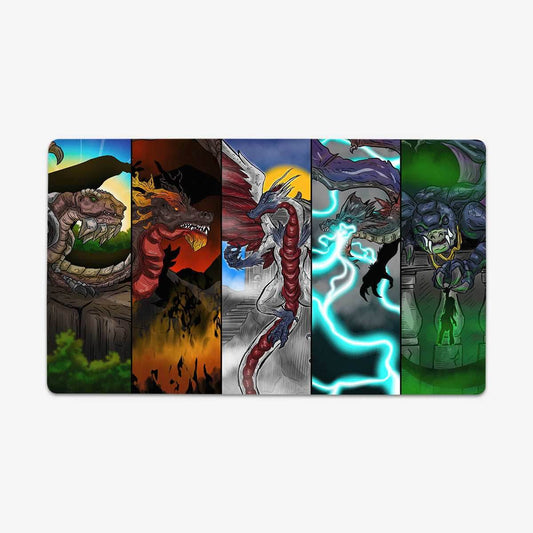 Here be Dragons Lords Playmat - Plain
