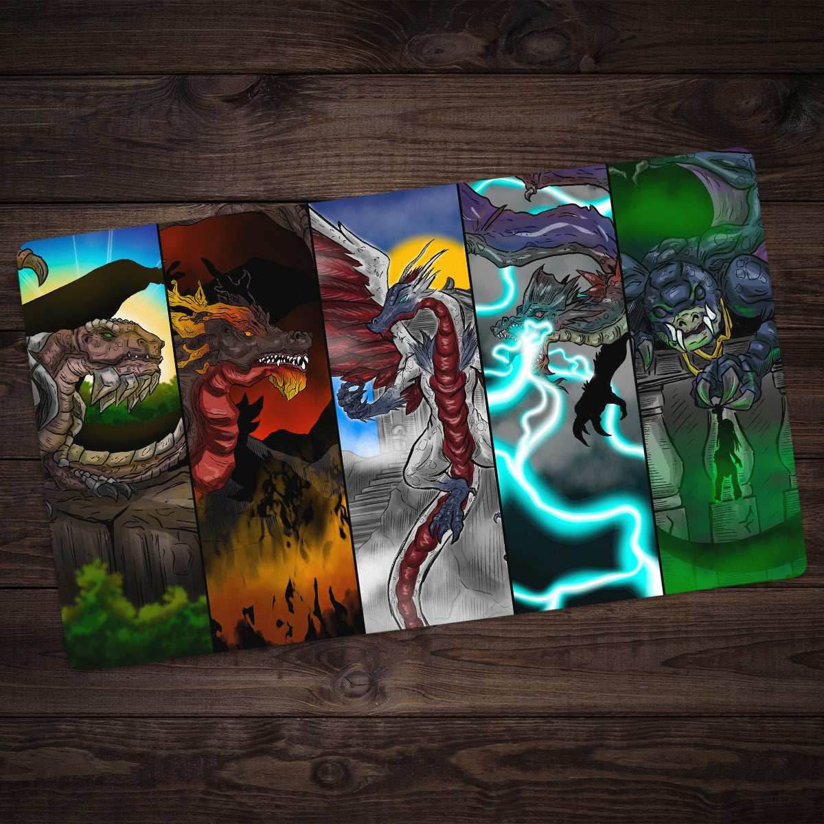 Here be Dragons Lords Playmat - Plain