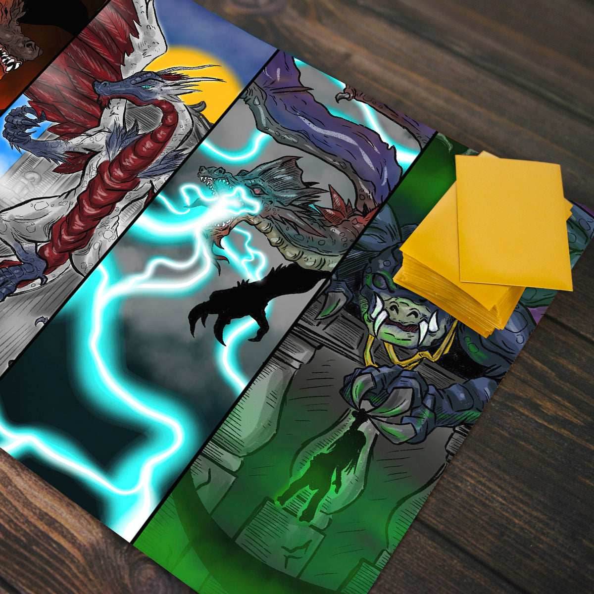 Here be Dragons Lords Playmat - Plain