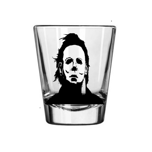 Michael Myers Halloween Shot Glass Barware Horror Halloween Metaphysical