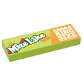 Mite Like Candy (King Size) - B3 Customs Printed 1x3 Tile made using LEGO parts - 