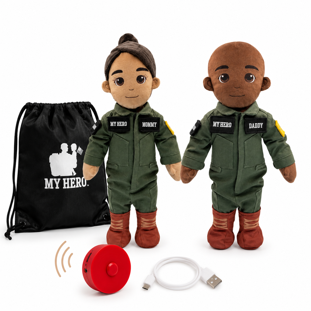 My Hero™ Flight Suit Pilot Daddy Doll | Recordable Plush