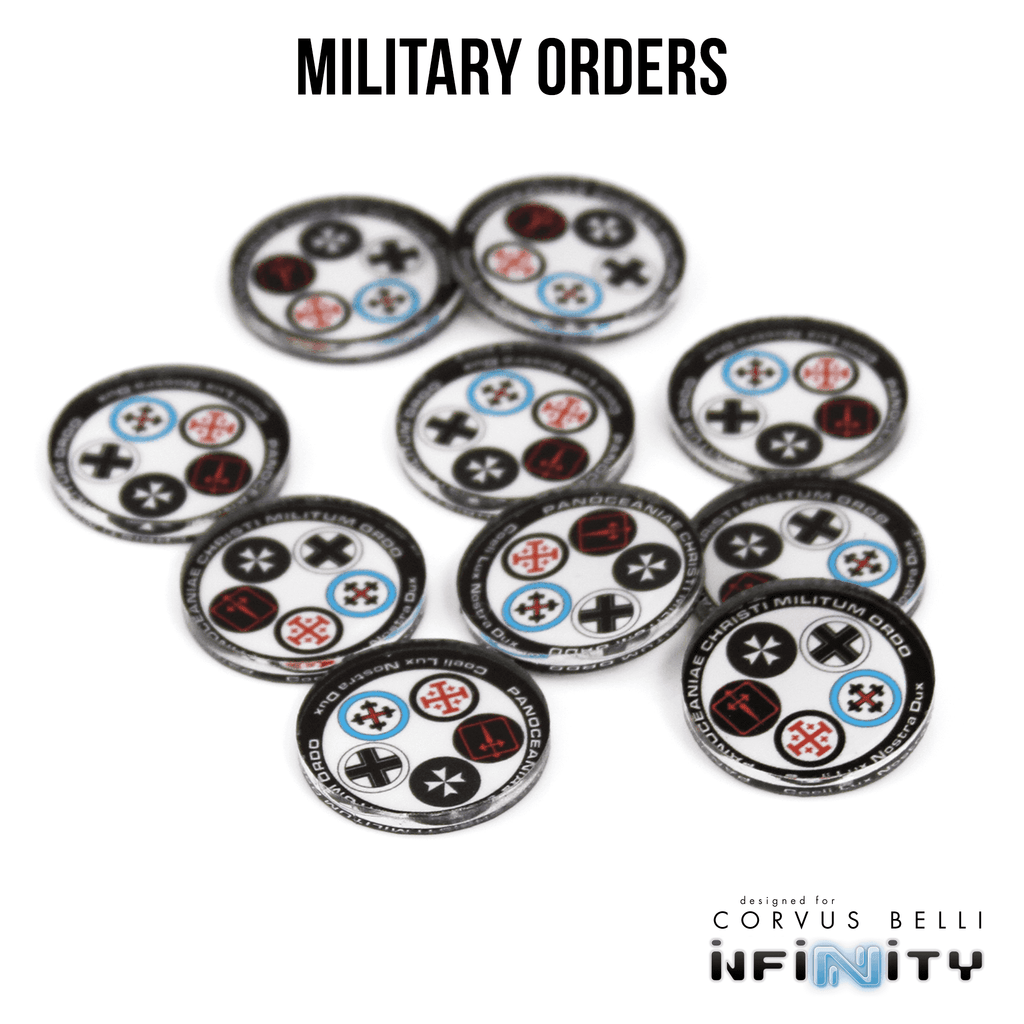 N4 Faction Markers - Military Orders / 25mm / Single