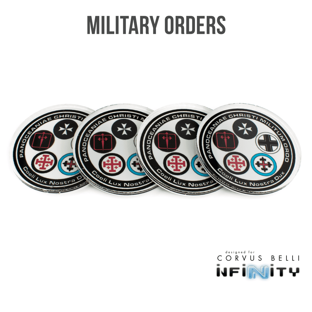 Infinity Faction Command Tokens - Military Orders