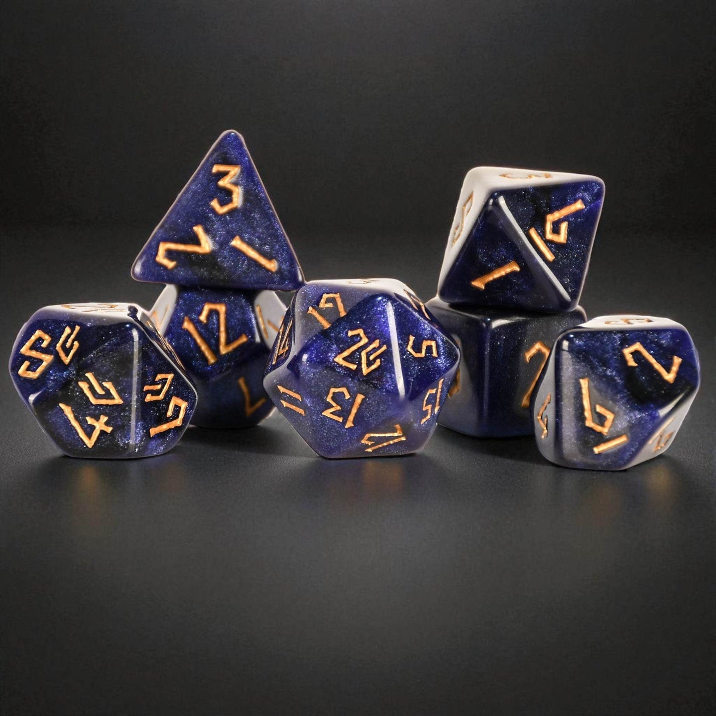 Milky Way Acrylic Dice Set - 