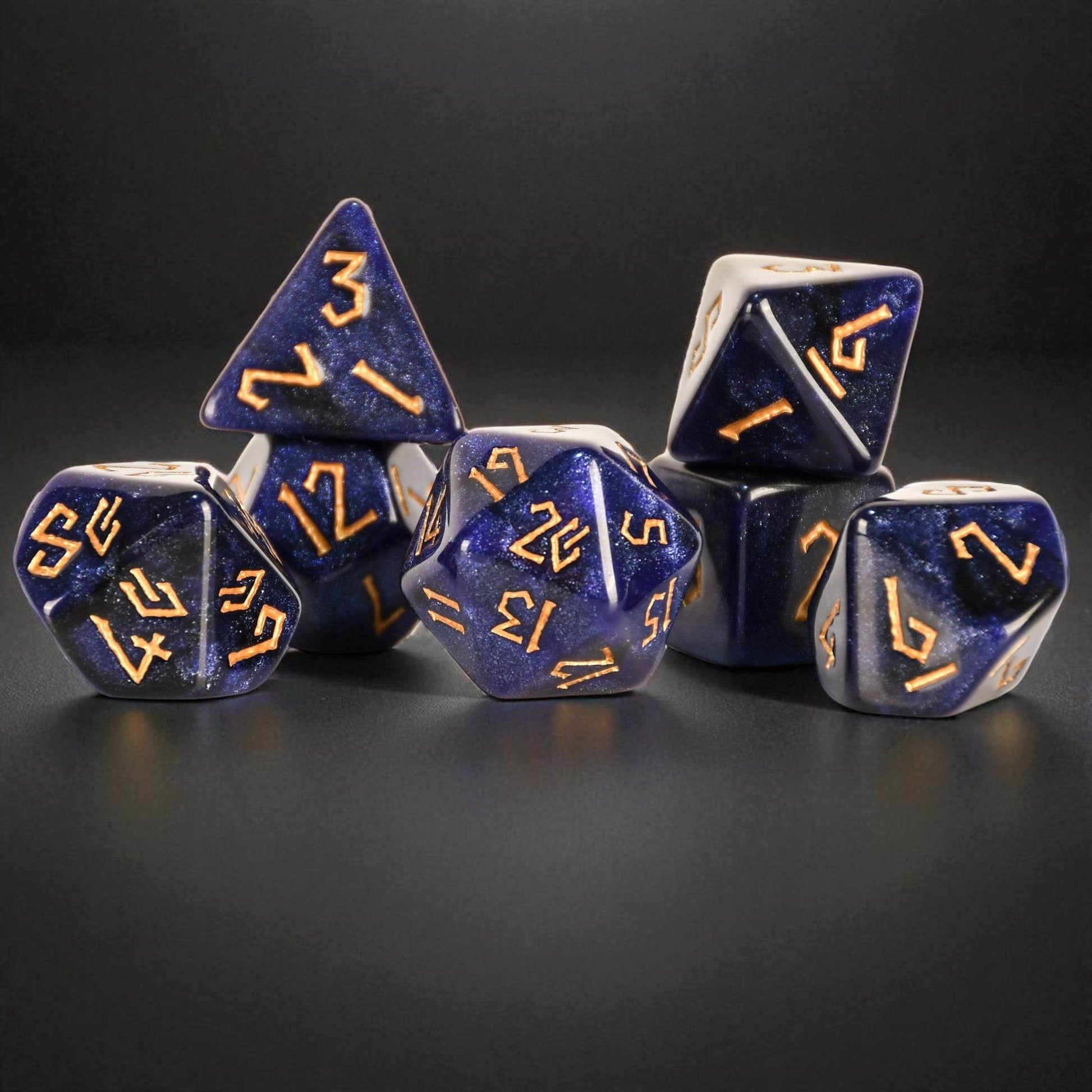 Milky Way Acrylic Dice Set - 