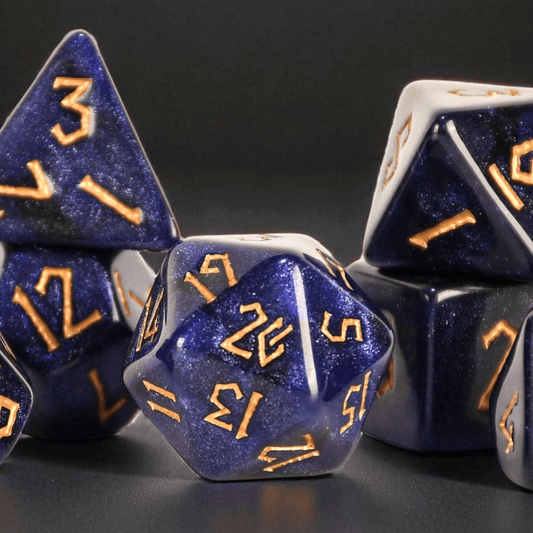 Milky Way Acrylic Dice Set - 