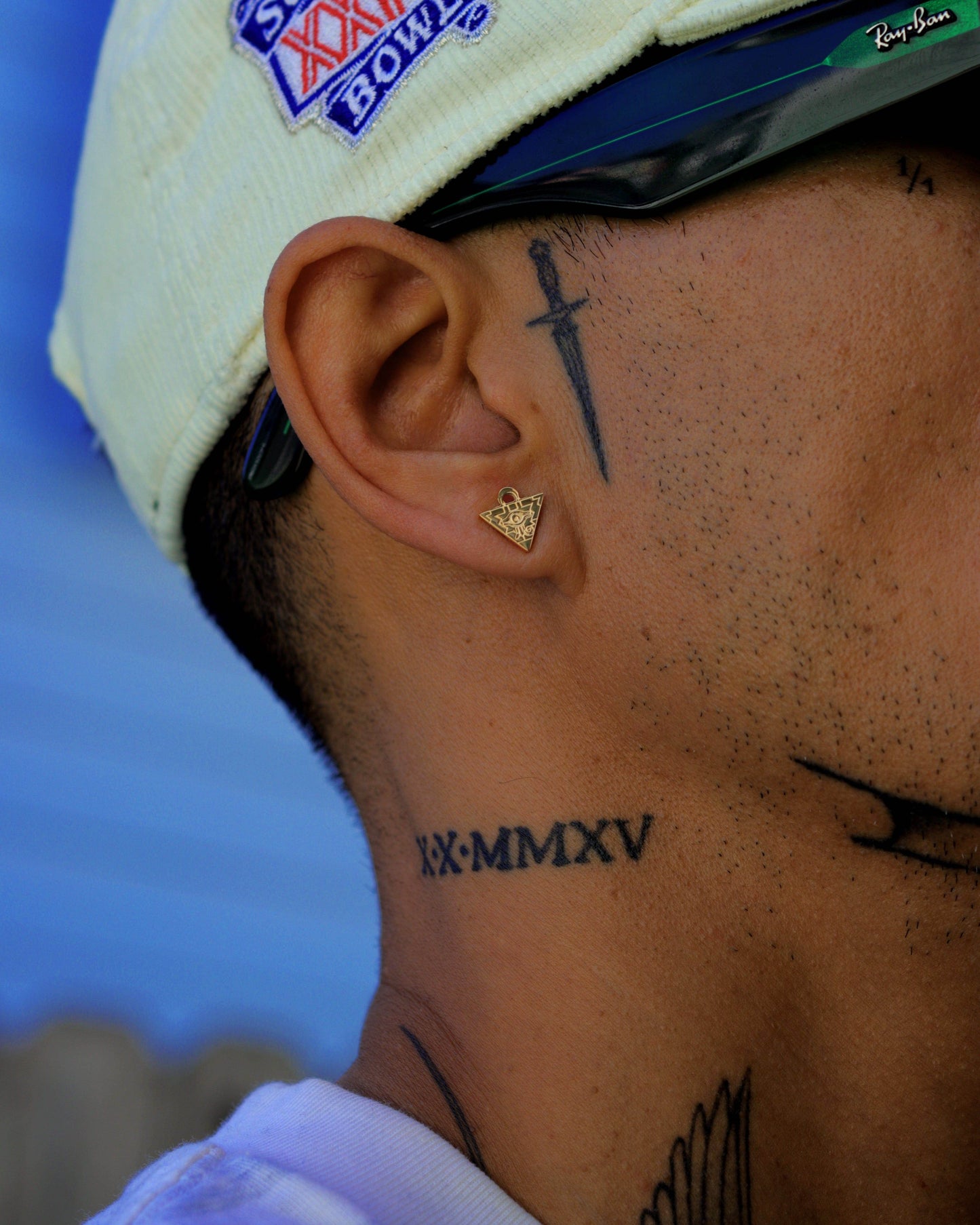 Yu-Gi-Oh!™ Millennium Puzzle Stud Earrings - Chrome / Pair