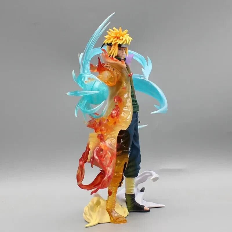Minato Namikaze Bijuu Mode Anime Figure, Rasengan Reanimation Jutsu Edo Tensei Naruto Shippuden Figurines Statues