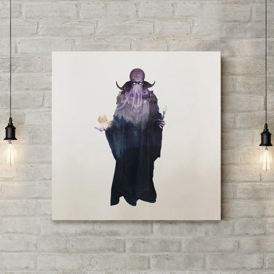 Mind Flayer / Illithid D&D Canvas Artwork