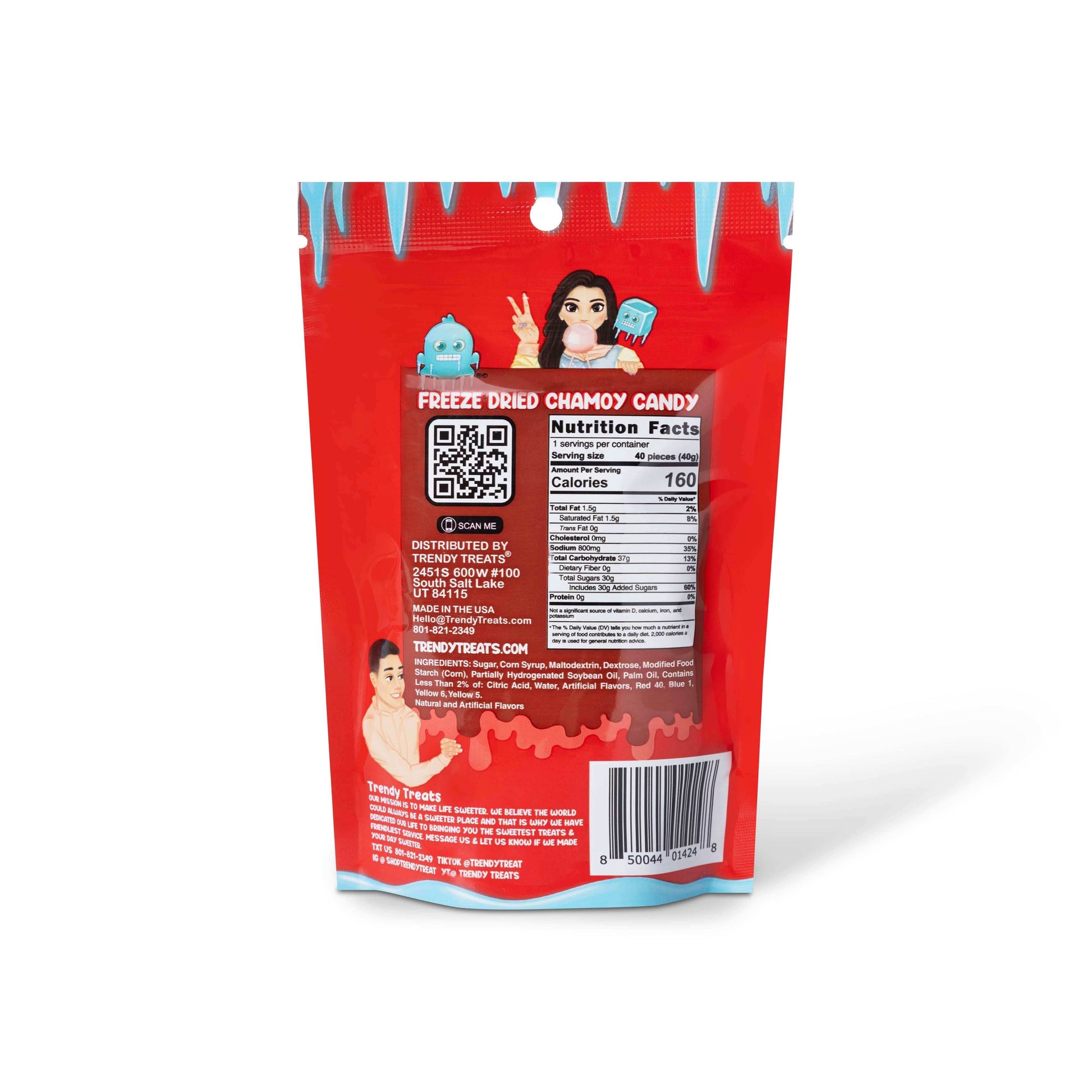 Trendy Treats Rainbow Candy Freeze Dried Chamoy Flavor - Mini - 40g