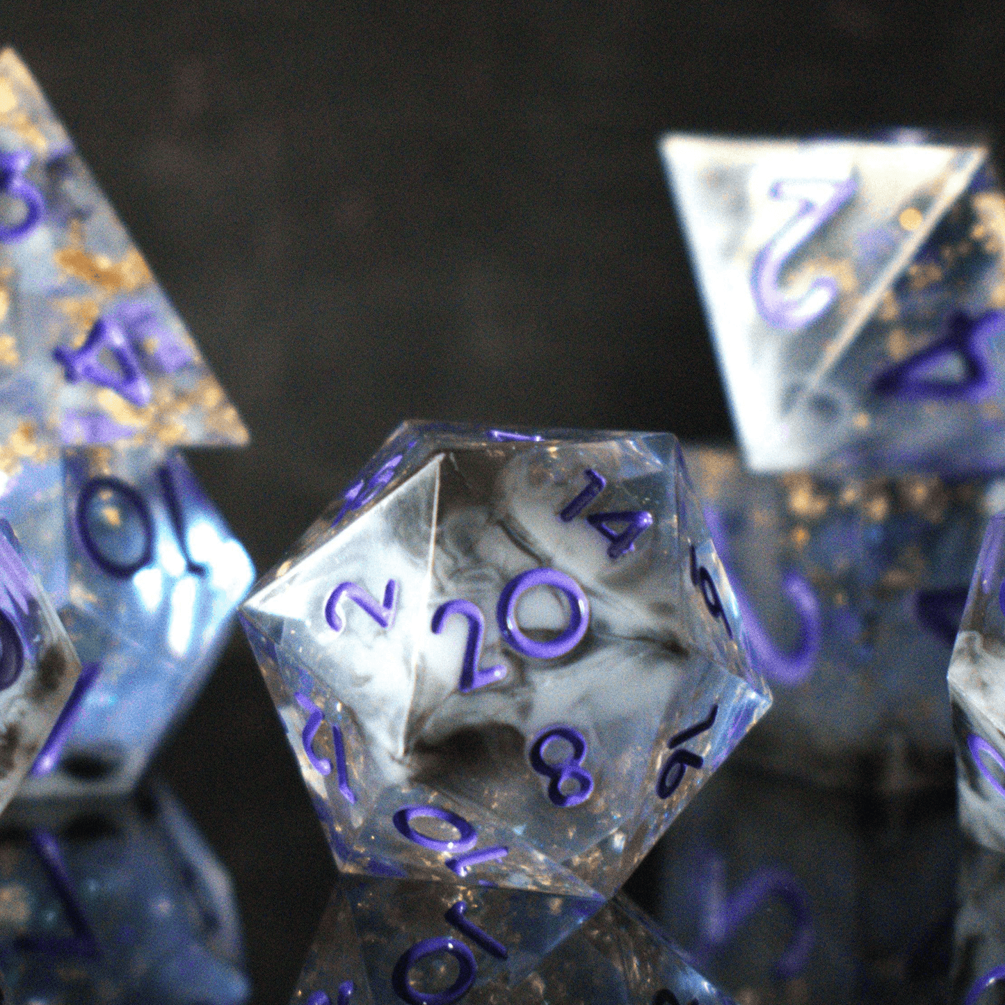 Mirage Arcane Sharp-Edged Resin Dice Set 'PRE-ORDER | SPRING EVENT DEAL' - 