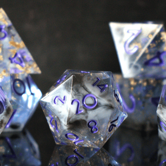 Mirage Arcane Sharp-Edged Resin Dice Set 'PRE-ORDER | SPRING EVENT DEAL' - 