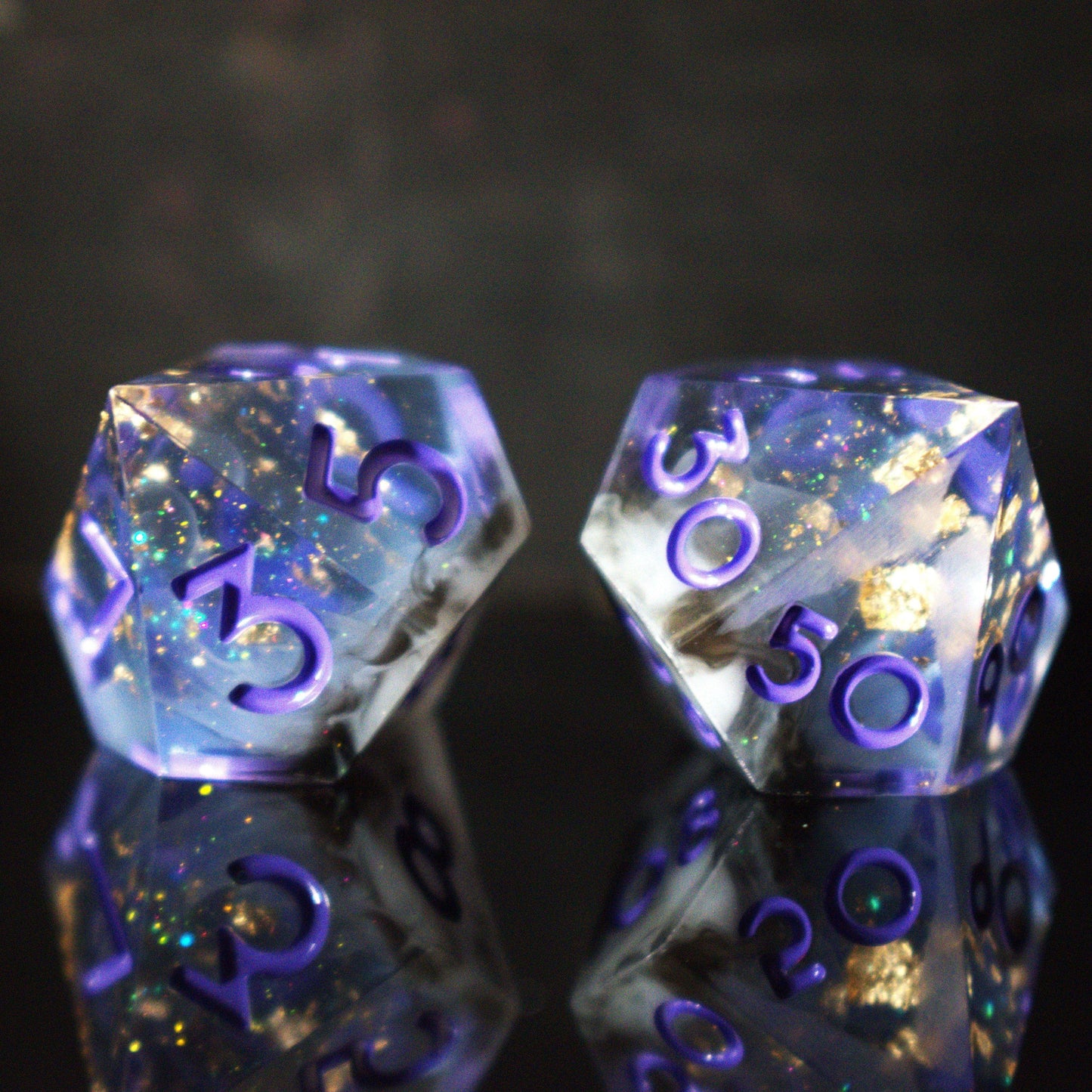 Mirage Arcane Sharp-Edged Resin Dice Set 'PRE-ORDER | SPRING EVENT DEAL' - 