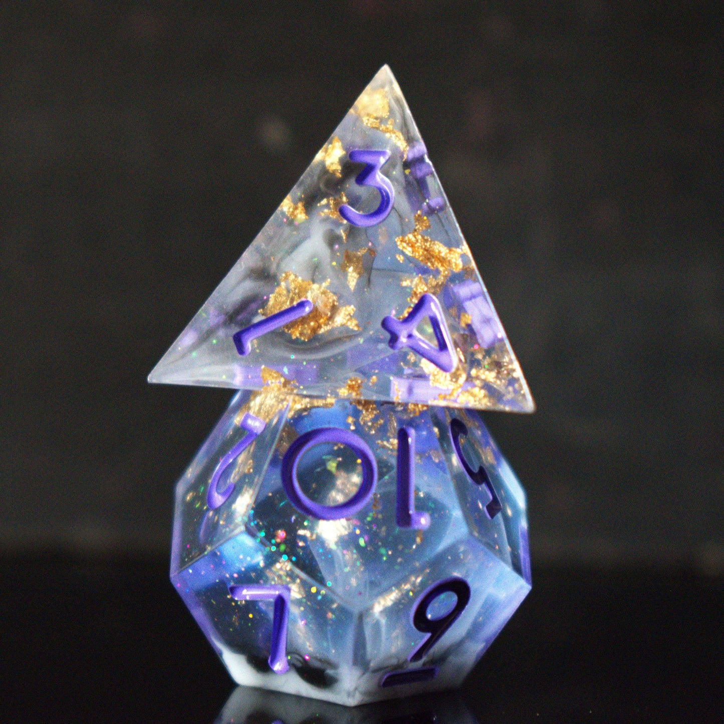 Mirage Arcane Sharp-Edged Resin Dice Set 'PRE-ORDER | SPRING EVENT DEAL' - 